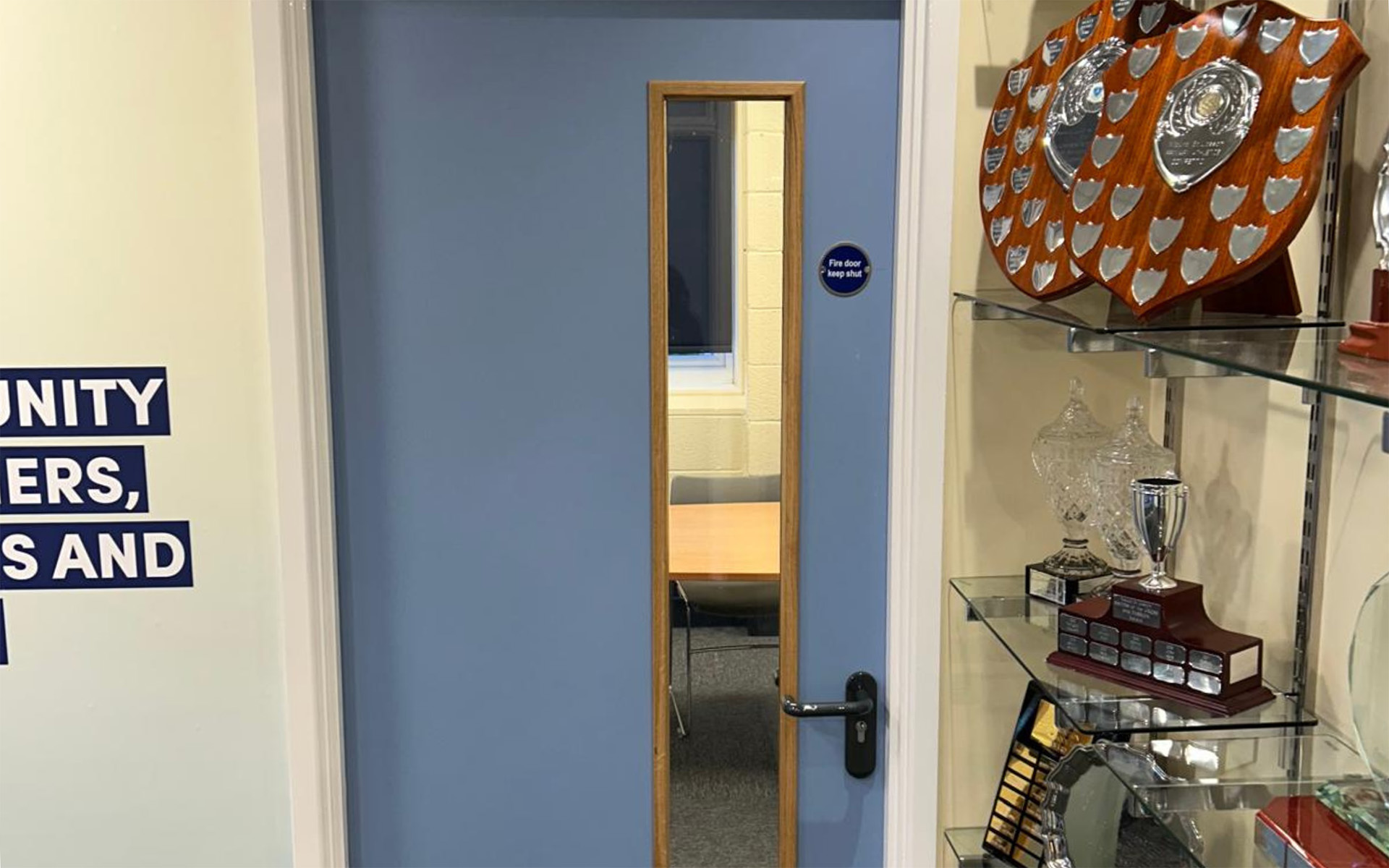How long will a fire door hold back a fire?