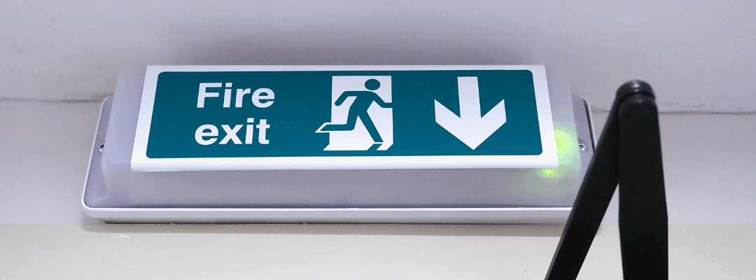 Fire Exit Sign
